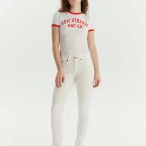 Jean Levis 724 Hi Rise Straight Dama