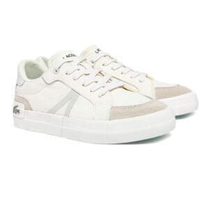 Zapatilla Lacoste Lona Blanca L004