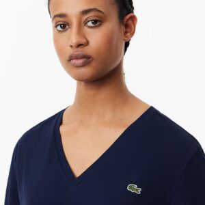 Remera Liviana Lacoste Escote V