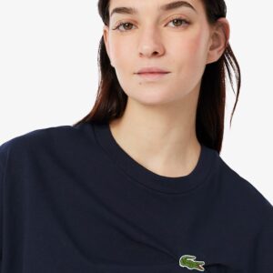 Remera Lacoste De Algodón Drapeada